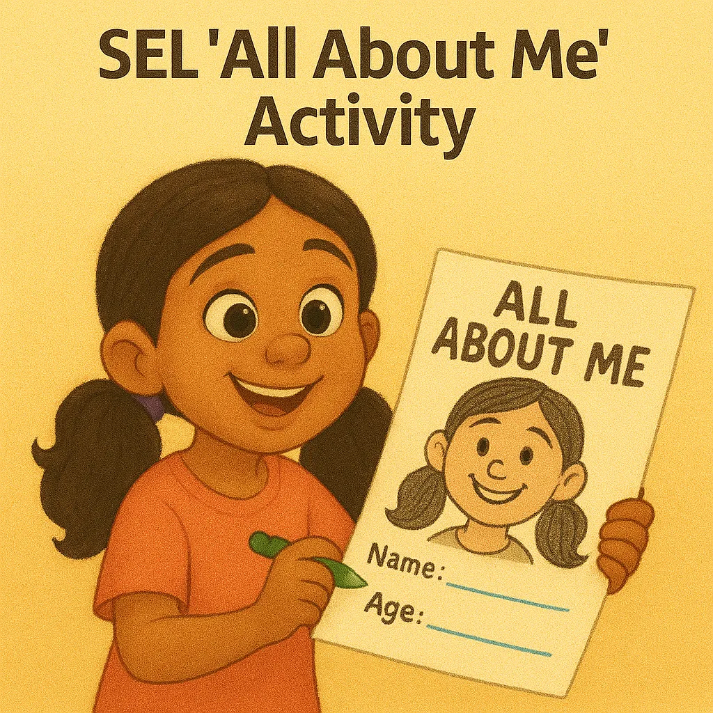 Free Printable All About Me Collage SEL Activity Sheet – article image