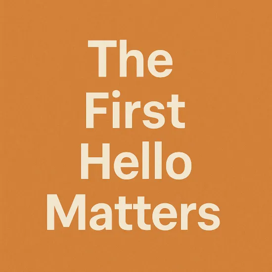 The First Hello Matters: A Young Person’s Perspective on Trust, Consistency, and Positive Adult Relationships
