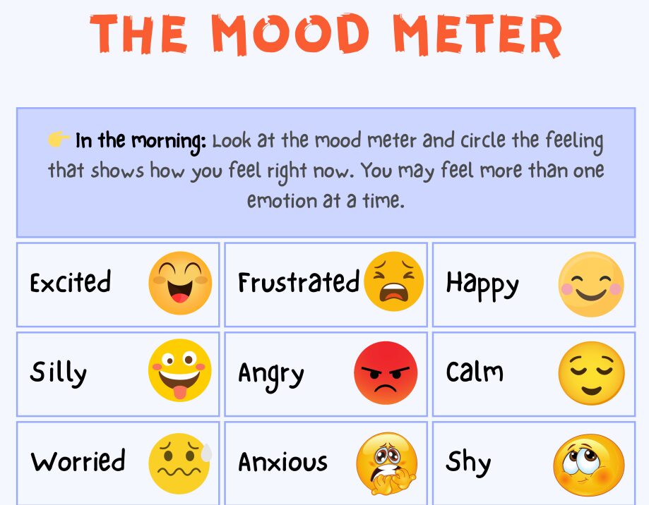 Free Printable Feelings Check In Activity Sheet 2 Free Printable Feelings Check In Activity Sheet for Children