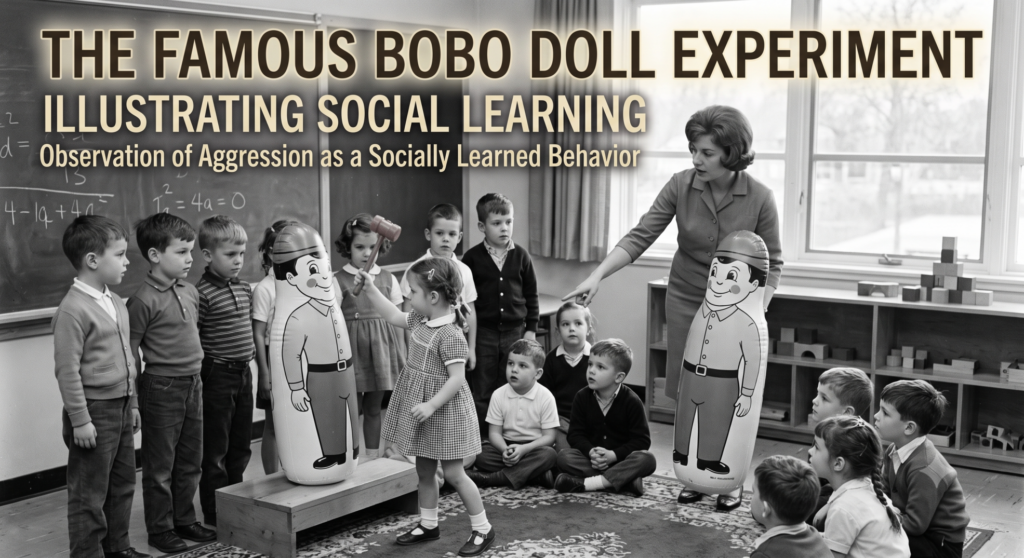 Albert Bandura's Social Learning Theory: Bobo Doll Experiement