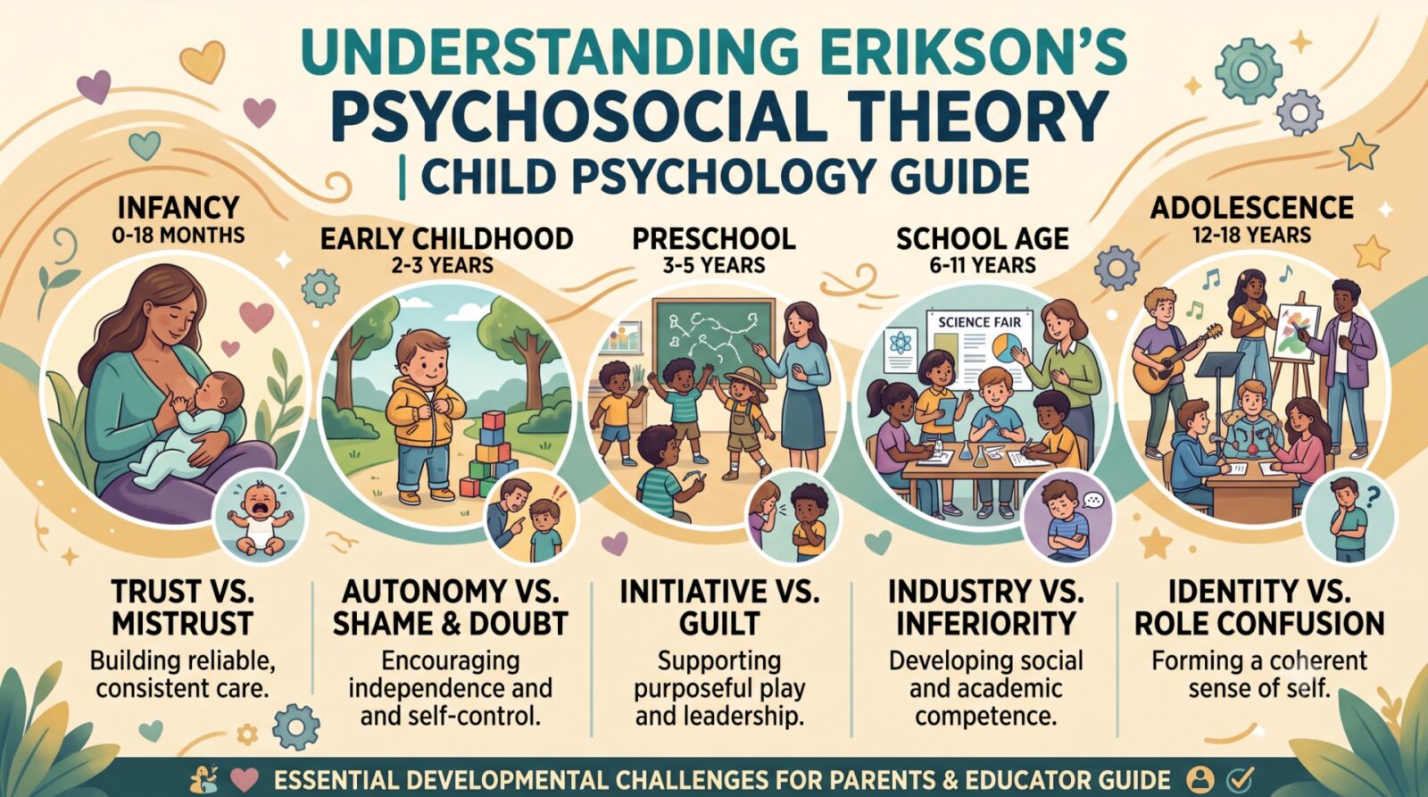 Erikson’s Psychosocial Theory on Stages of Development: A Complete Guide 1 eriksons psychosocial theory and its impact on understanding development0D0A scaled 1 - Erikson’s Psychosocial Theory on Stages of Development: A Complete Guide
