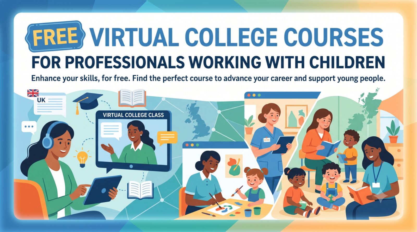 free virtual college courses for professionals working with children0D0A scaled 1 - Free Safeguarding Courses by Virtual College