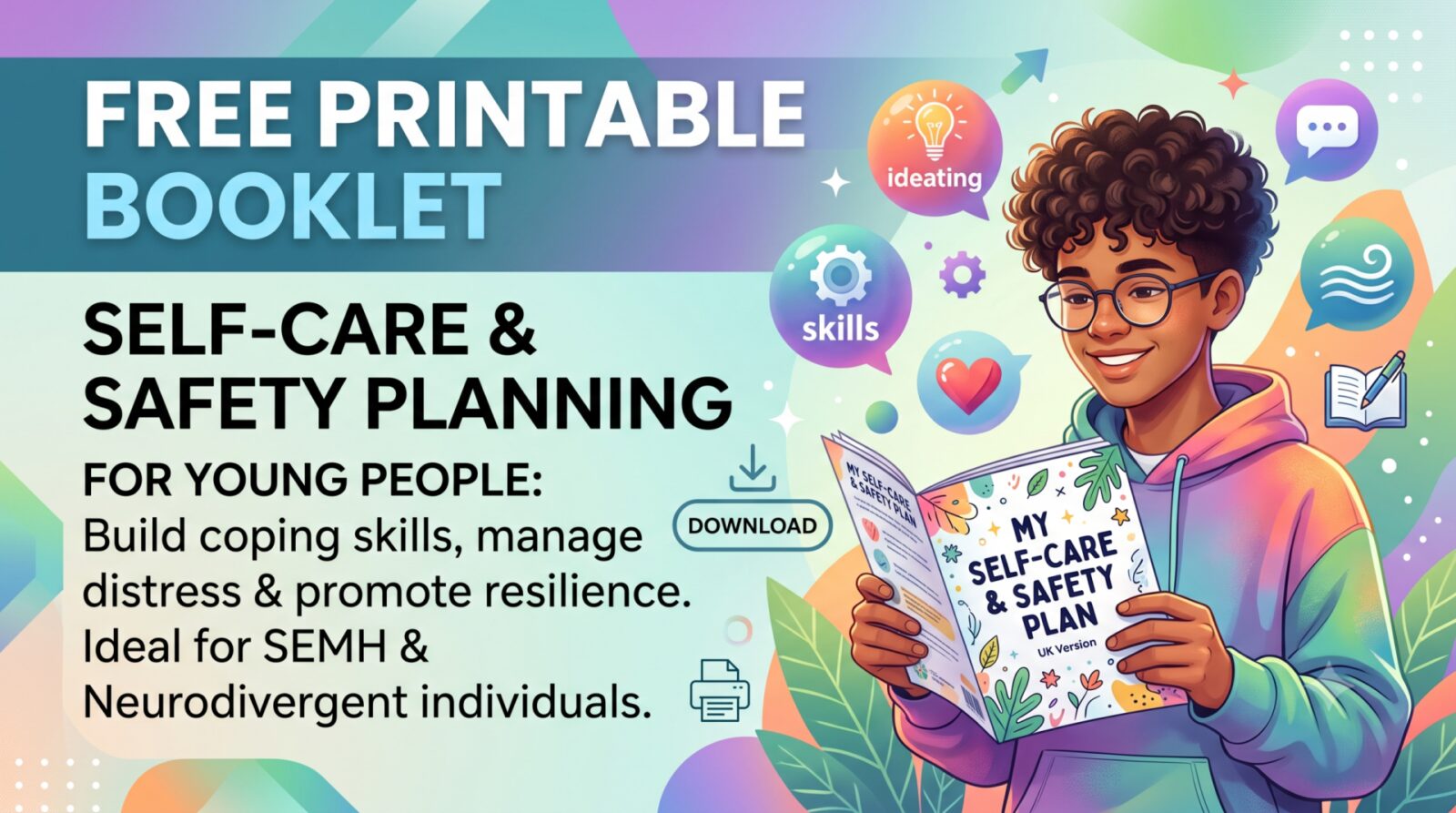 self care safety planning booklet0D0A scaled 1 - Trauma-Informed Safety Plan: Free Self-Care Booklet for Young People