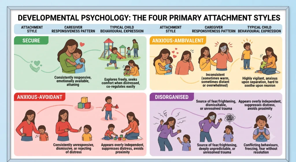 Attachment Styles in Children: A Complete Guide to for Parents and Educators 2 The 4 Main Attachment Styles in Children